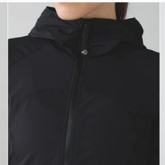 Lululemon In Flux Reversible    Black zip Hoodie Size 8 - Picture 9 of 14